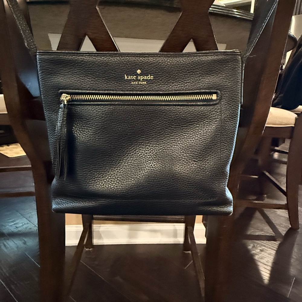 Kate Spade Black Leather Crossbody